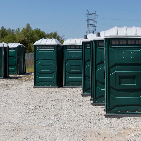 are there any restrictions on where the event portable toilets can be placed at the event